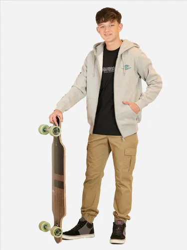 Poleron Fz Mood Gris Infantil Maui And Sons
