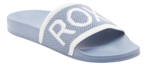 Sandalias Playa Roxy Slippy Knit Azul Mujer Arjl101127-dub