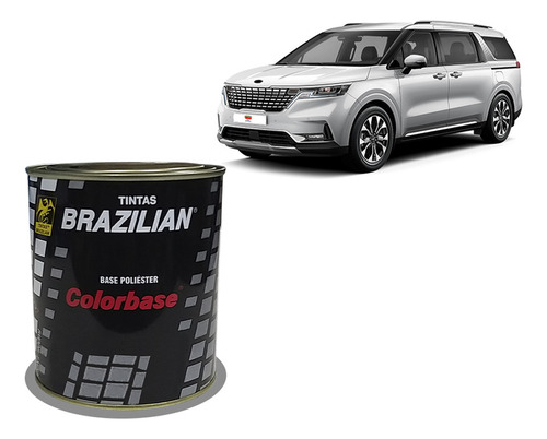 Tinta Automotiva Colorbase Brazilian Kia Prata Bright 900 Ml