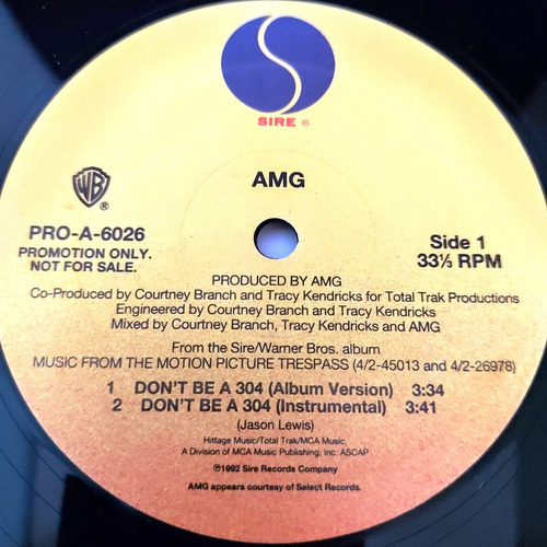 Amg / Lord Finesse - Don't Be A 304     Importado Usa   Lp