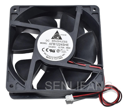 Afb1224she Para Ventilador Delta Dc 24 V 0.75 A, 2 Cables, 1