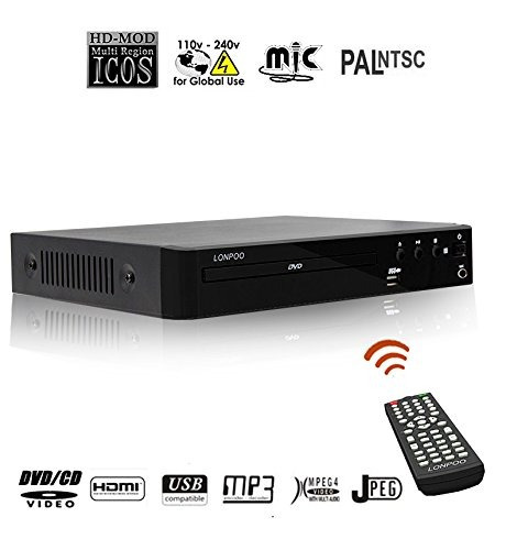 Reproductor Dvd Compacto Hd Dvd Lonpoo