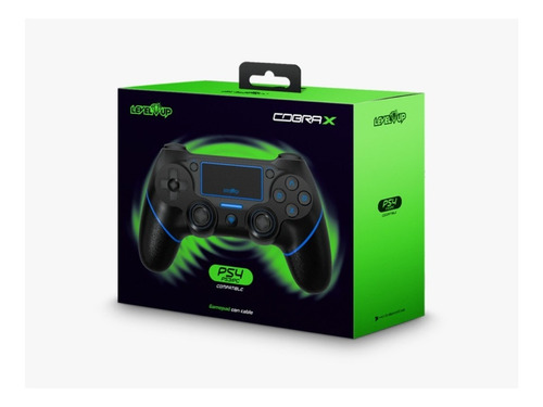 Imagen 3 de 9 de Joystick Level Up Cobra X Gamepad Azul Ps4 Ps3 Pc