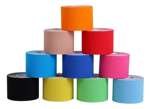 6 Cintas De Kinesiología Kinesio Cinta De Agarre 5 M Y