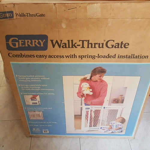 Imagen 3 de 4 de Puerta Seguridad Gerry Para Bebes Y Mascotas