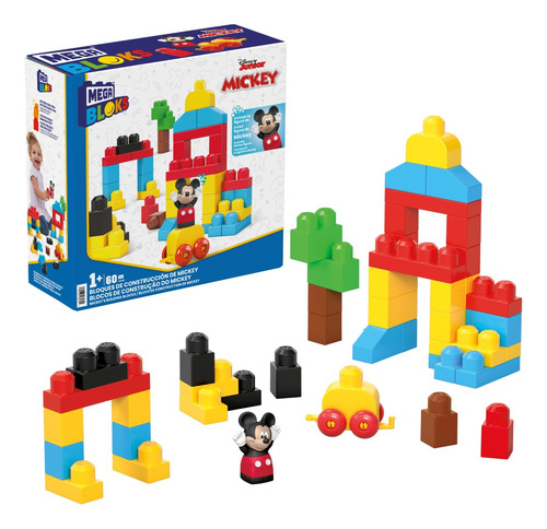 Mega Bloks Juguete De Construcción Bloques De Mickey Cantidad De Piezas 60