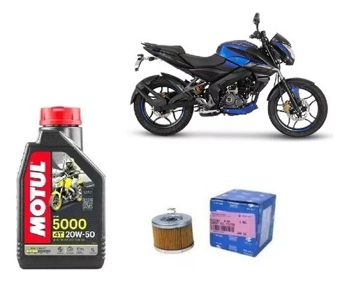 Kit Filtro Y Aceite Bajaj Rouser Ns 150 160 Gb Motos