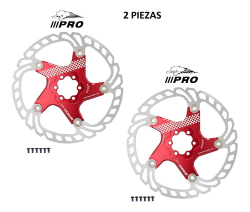 2 Piezas Disco / Rotor De 203mm Flotante Iiipro De Bicicleta