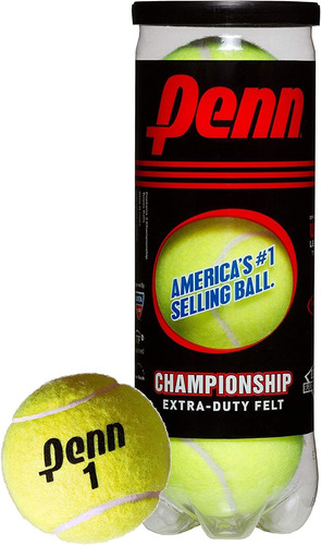 Tubo Pote 3 Pelotas Tennis Penn Originales Tenis Sellados