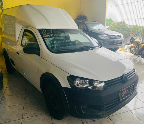 Imagem 3 de 15 de Volkswagen Saveiro Baú Cabine Simples St Mb 2016