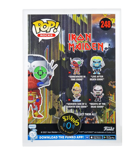 Funko Pop Iron Maiden 248 Eddie Somewhere In Time