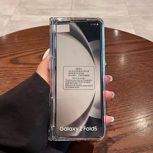 Funda Rígida Transparente Para Samsung Galaxy Z Fold 6 4 3