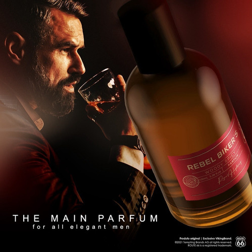 Parfum Rebel Biker's - Route 66 Perfume Masculino 100ml