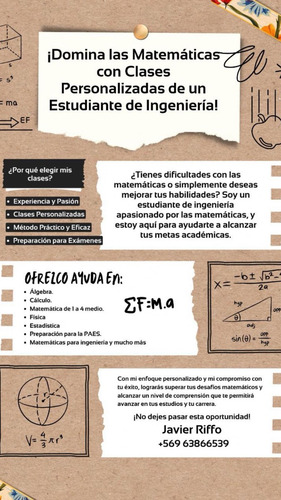 ¡descuento Especial Por Junio! Clases De Matemáticas.