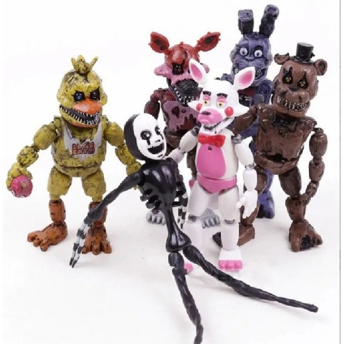 Boneco Fnaf Five Nights At Freddy's Nightmare Freddy 6 Pieza