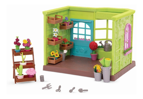 Imagen 2 de 8 de Lil Woodzeez Tienda De Flores Con Accesorios Floreria Ed