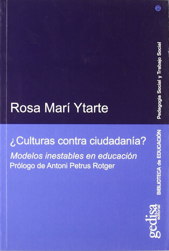 ¿culturas Contra Ciudadanía?. Ytarte, Rosa Mari