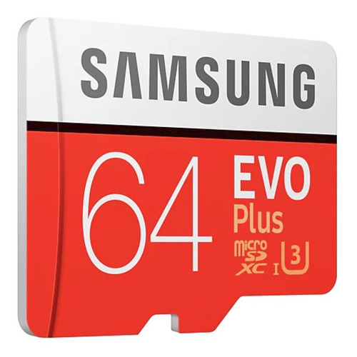 Samsung Micro Sd Evo Plus C10 U3 4k 100mb/s 64gb Original