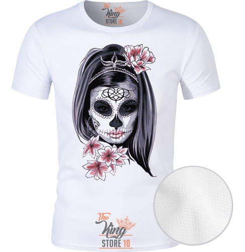 Polera, Full Color, Mujer, Calaca / The King Store 10