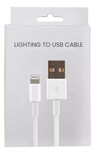 Cable iPhone Lightning 1 Mt Compatible Caja - Kubo