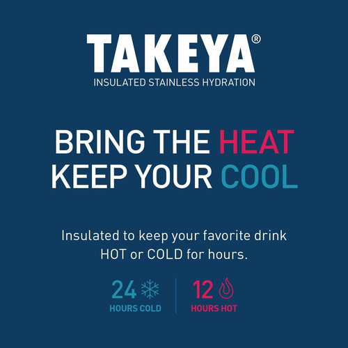 Takeya 946 Ml Botella Aislada Agua Funda Silicón Termo Rosa