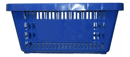 Kit com 15 cestos para compras Sombrisul cor azul
