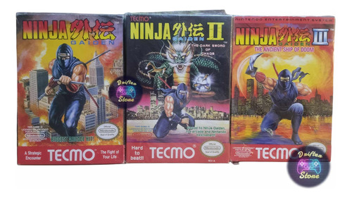 Juegos De Nintendo Nes * Trilogia Ninja Gaiden *