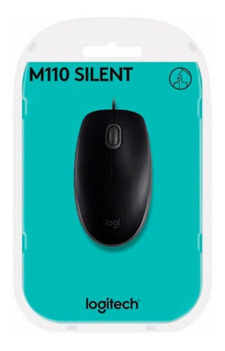 Mouse Logitech M110 Silent Optico Usb Black