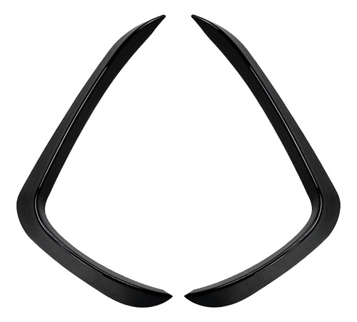 P6car Front Bumper Lip Side Spoiler Fog Lamp Frames Cover Fo