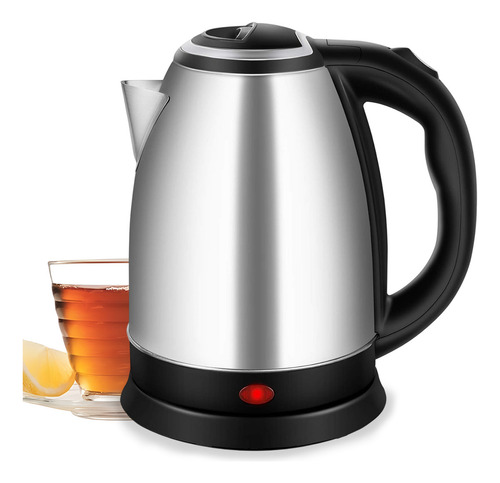 Tetera Cafetera Hervidor Eléctrico 2 Litros Inoxidable