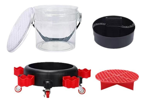 Bucket De Lavado De Autos Con Kit De Ondulante 15 L Cubo