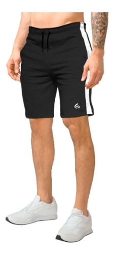 Bermuda Short Gdo Tuck Hombre Con Dobladillo