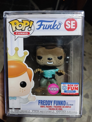 Freddy Funko Wolfman Flocked Limitado A 1000 Piezas 