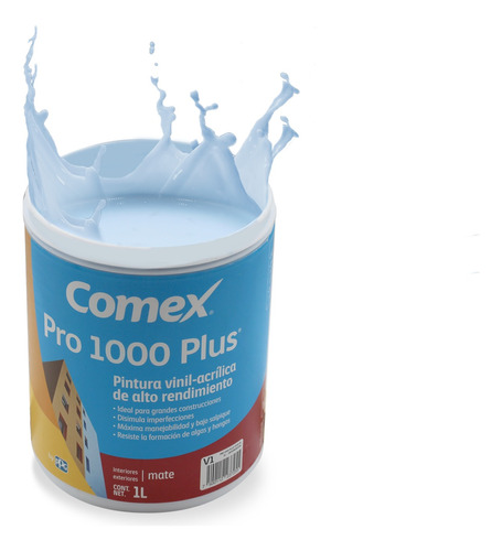 Pintura Pro 1000 Plus Varios Colores Comex