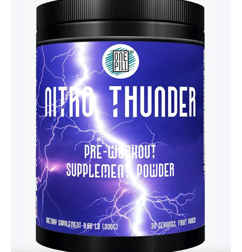 Suplemento Pre Entrenamiento Nitro Thunder Nitric Oxide Boos