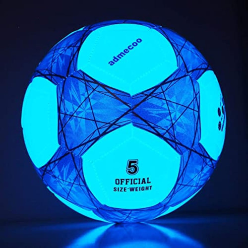 Admecoo Light Up Soccer Ball Glow In The Dark