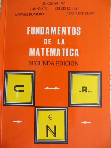 Libro : Fundamentos De Matemática   Autor: Jorge Saenz