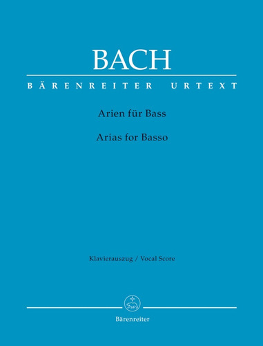 Arien Fur Bass, Klavierauszug - Vocal Score / Arias For Bass