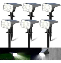 Comprar Luces Solares Al Aire Libre, 6 Unidades, 56 Led, 3 Modos