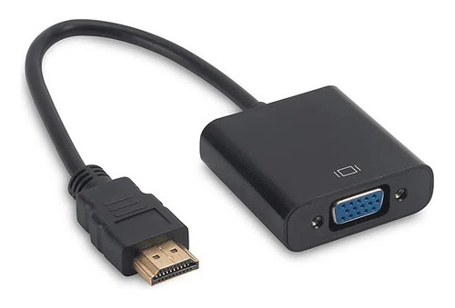 Adaptador Conversor Convertidor Hdmi A Vga Audio Aux Video