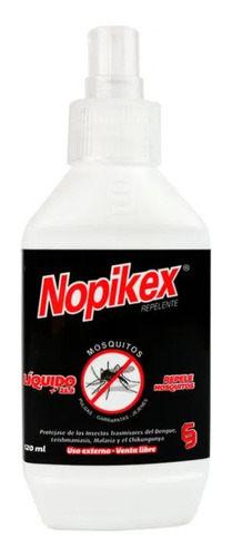 Repelente Nopikex Mosquit 120ml - mL a $191