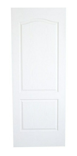 Puerta De Madera 2 Paneles Color Blanca 80 X 210cm