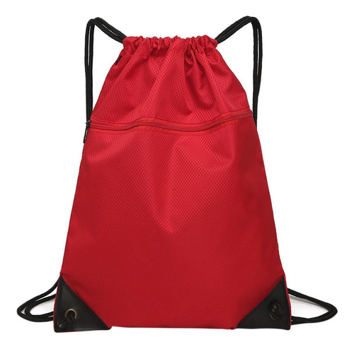 Mochila De Nailon Con Cordón Para La Playa, Gimnasio,