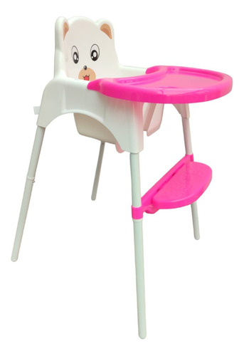 Silla Comedor De Bebe 2 En 1 Doble Altura Practico