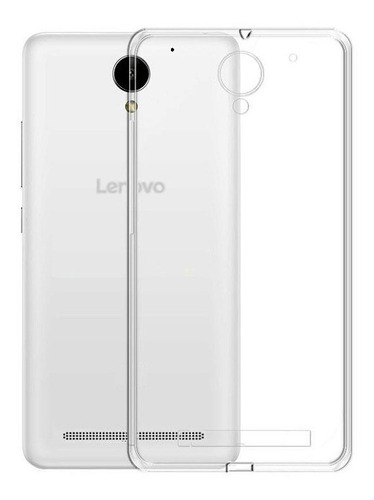 Funda De Silicona Para Celular Lenovo Vibe C2 Transparente