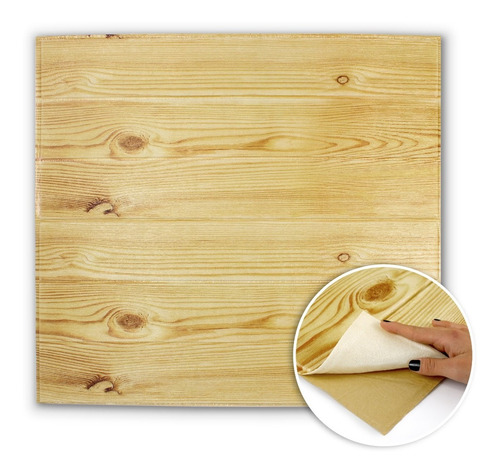 Imagen 2 de 8 de Placa 3d Autoadhesiva Pared Decorativa Vinilicos 70cm X 70cm