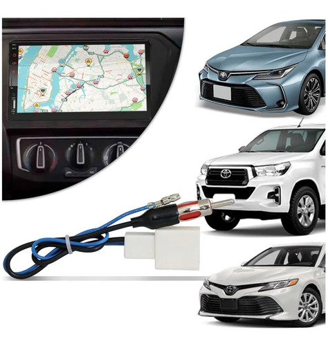 Plug Chicote Adaptador Antena Toyota Hilux Sw4 2019 2020