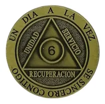 Comprar Moneda 6 Años Alcohólicos Anónimos Conmemorativa  A A
