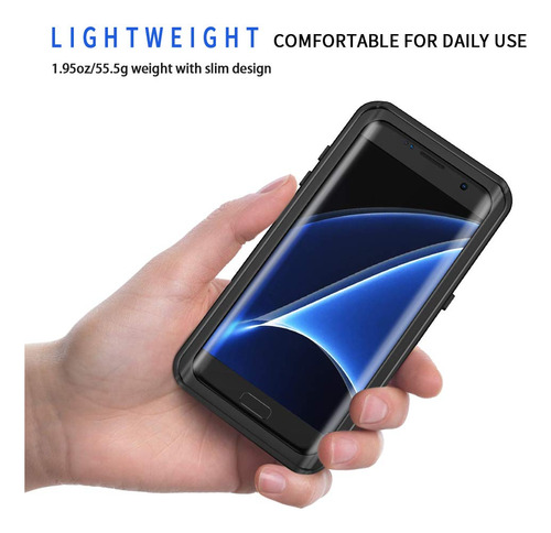 Funda Para Galaxy S7 Edge Lanhiem Ip68 Impermeable A Prueba