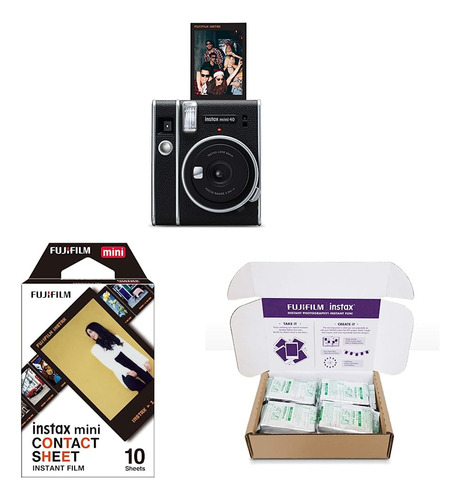 Fujifilm Camara Instantanea Instax Mini 40 Lamina Contacto